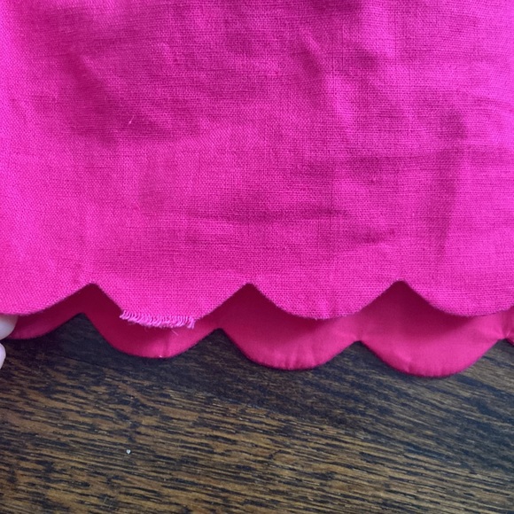 J. Crew Factory pink scalloped hem pink skirt - Size 10 - Picture 7 of 7